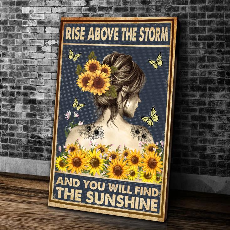 Sunflowers Hippie Canvas