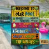 Swimming Pool Whatever You Want Custom Classic Metal Signs