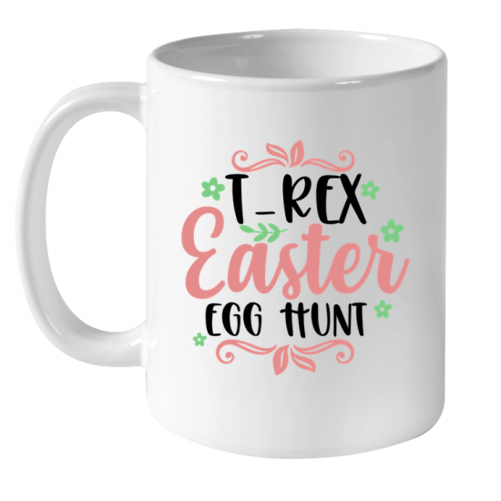 T-Rex Easter Egg Hunt Coffee Mug