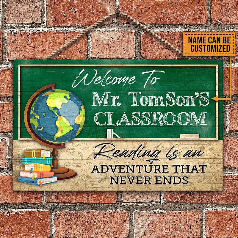 Classroom Door Sign