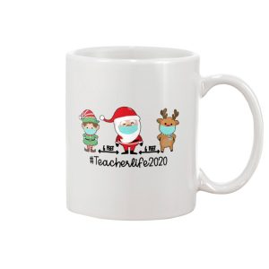 Teacher Christmas White Mug