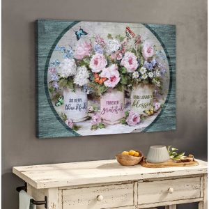 Thankful Grateful Blessed Butterfly Canvas Prints Wall Art Decor 2 Thankful Grateful Blessed Butterfly Canvas Prints Wall Art Decor 2