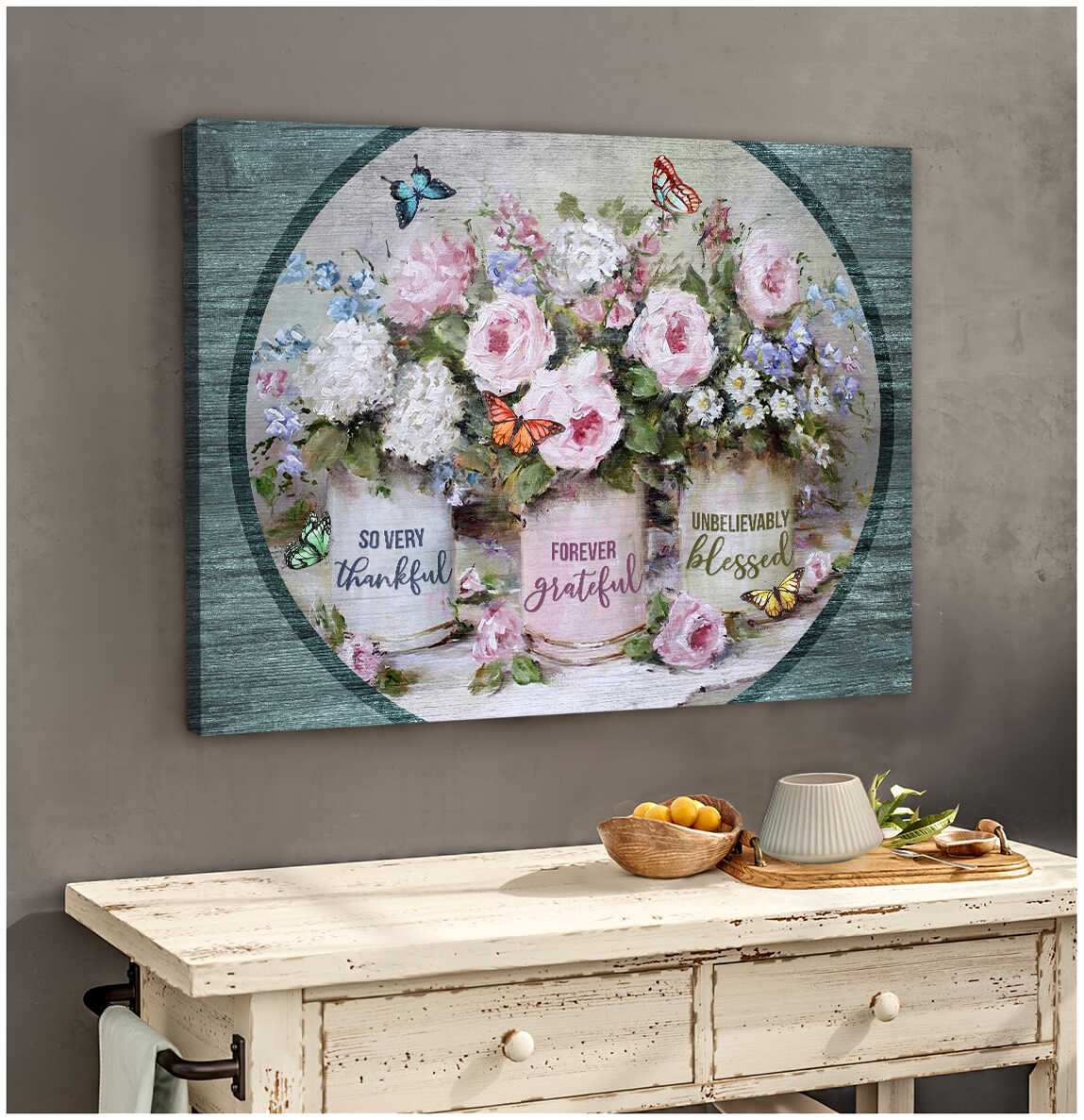 Thankful-Grateful-Blessed-Butterfly-Canvas-Prints-Wall-Art-Decor-2 Thankful Grateful Blessed Butterfly Canvas Prints Wall Art Decor 2