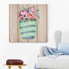 Thankful Grateful Blessed Canvas Wall Art