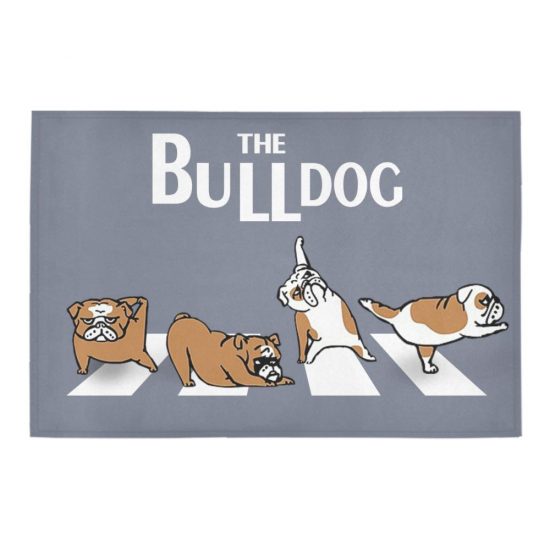The Beatles Bulldog Lover Doormat Welcome Mat 1
