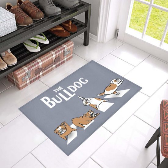 The Beatles Bulldog Lover Doormat Welcome Mat