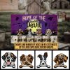 The Handsome Devil And His Little Monsters Custom Wood Rectangle Signs