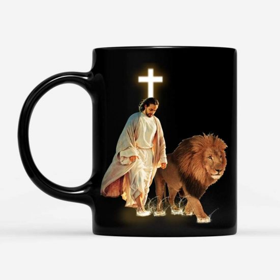 Jesus Walks On Water Coffee Mug