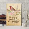 The Lord Is Your Strength Nehemiah 8:10 Bible Verse Canvas Wall Art