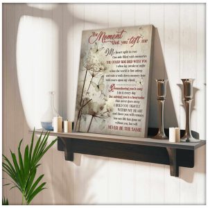The Moment That You Left Me Butterfly Canvas Wall Art 1