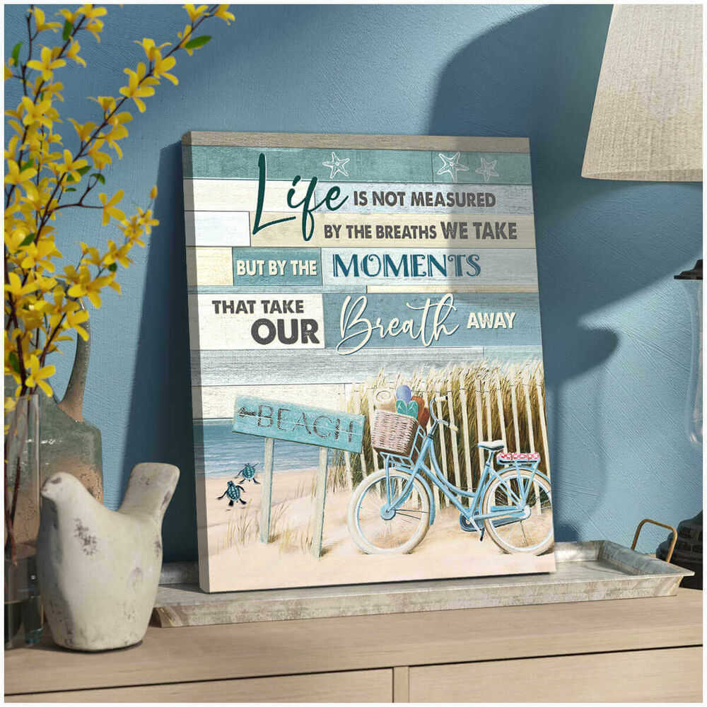 The-Moments-Beach-And-Turtle-Canvas-Wall-Art-2 The Moments Beach And Turtle Canvas Wall Art 2