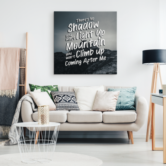 There'S No Shadow You Won'T Light Up Mountain ...Reckless Love Lyrics Canvas Wall Art 1 ThereS No Shadow You WonT Light Up Mountain ...Reckless Love Lyrics Canvas Wall Art 1