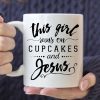This Girl Runs On Cupcakes And Jesus Coffee Mug