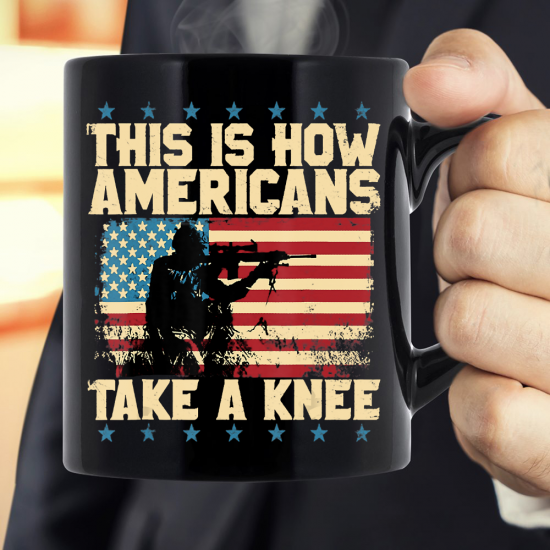 This Is How Americans Take A Knee Mug