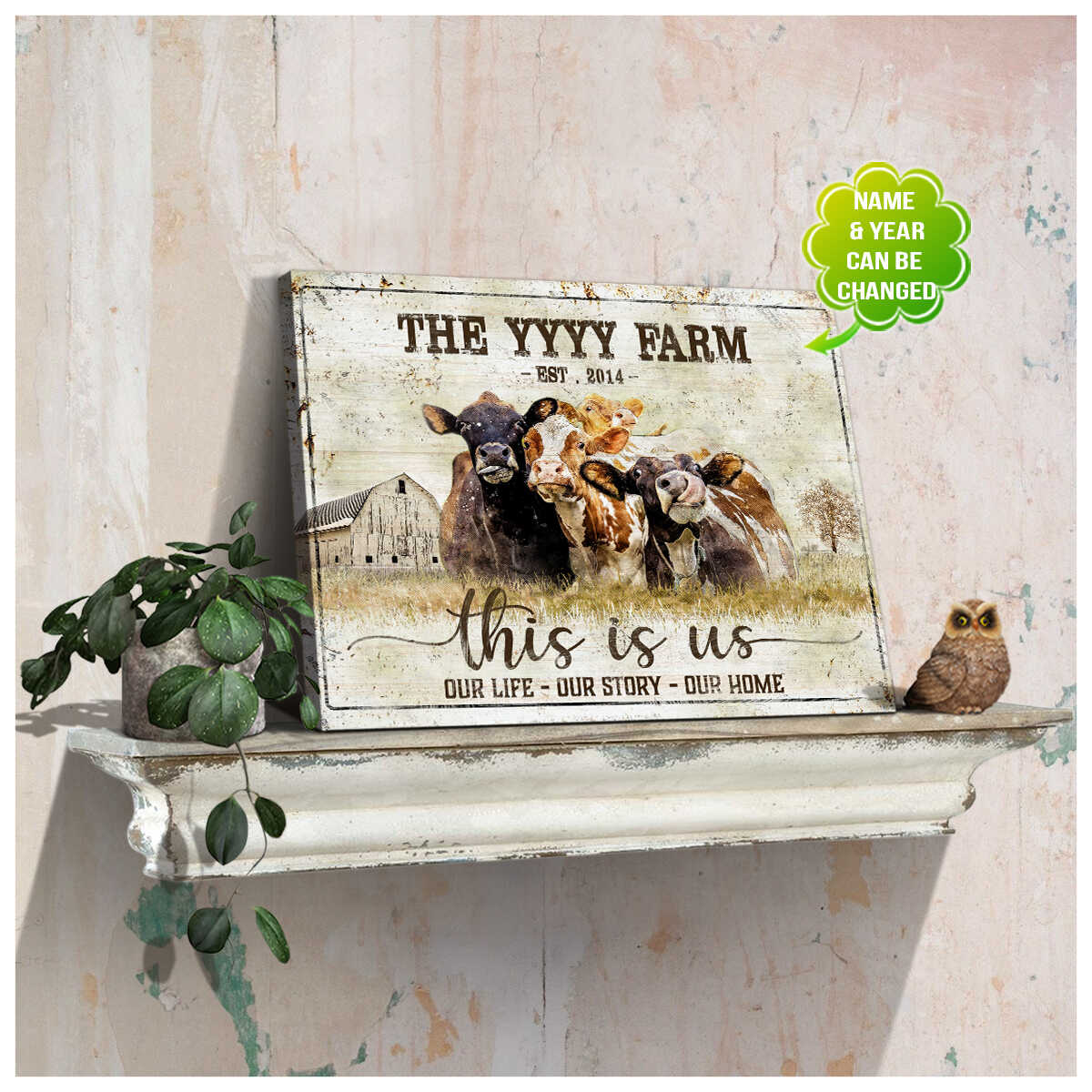 This-Is-Us-Cows-Canvas-Prints-Wall-Art-Decor-1 This Is Us Cows Canvas Prints Wall Art Decor 1