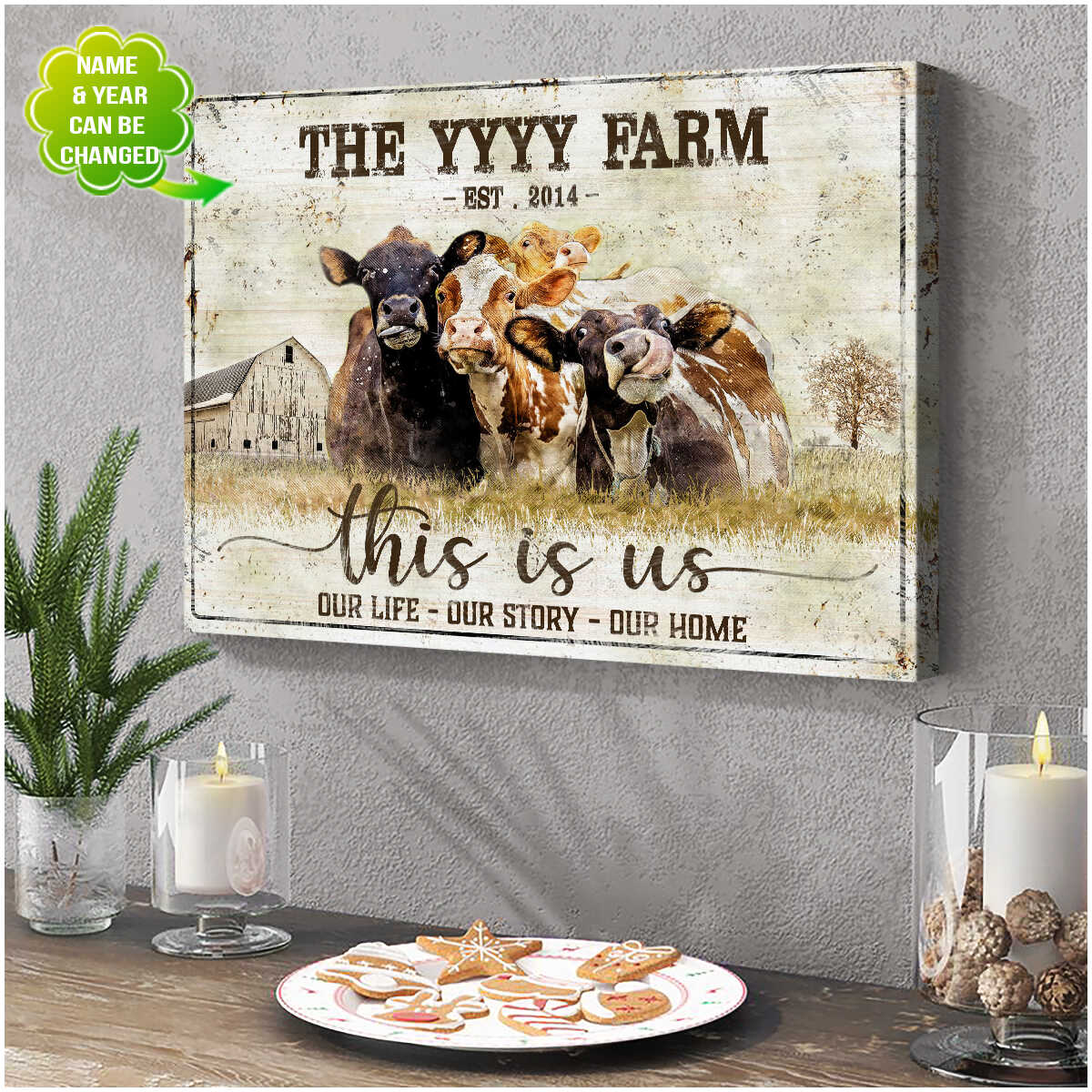This-Is-Us-Cows-Canvas-Prints-Wall-Art-Decor-2 This Is Us Cows Canvas Prints Wall Art Decor 2