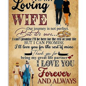 To My African Wife Canvas