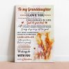 To My Granddaughter Canvas