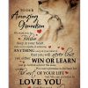To Our Amazing Grandson We Want You To Believe Deep In Your Heart Canvas Prints Wall Art Decor