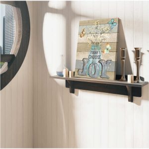 Today I Choose Joy Butterflies Canvas Prints Wall Art Decor 2