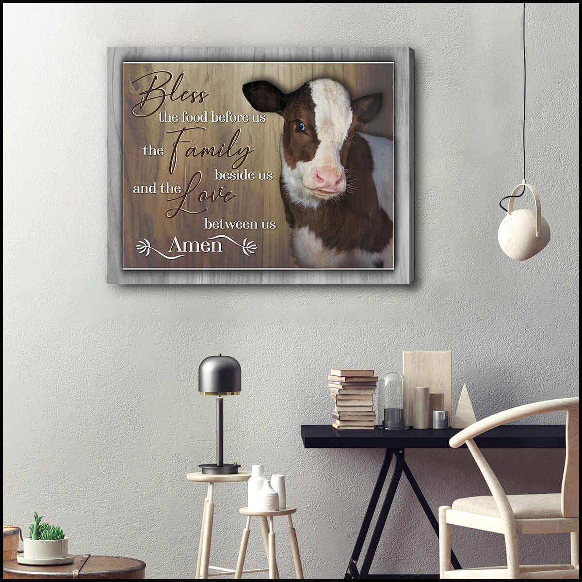 Top-10-Beautiful-Cow-Canvas-Bless-The-Family-Beside-Us-Farmhouse-Wall-Art-Decor-2 Top 10 Beautiful Cow Canvas Bless The Family Beside Us Farmhouse Wall Art Decor 2