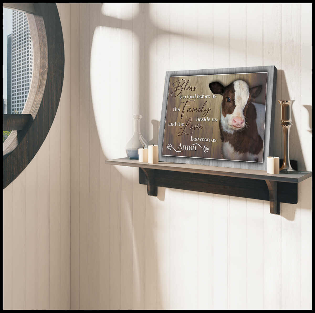 Top-10-Beautiful-Cow-Canvas-Bless-The-Family-Beside-Us-Farmhouse-Wall-Art-Decor-3 Top 10 Beautiful Cow Canvas Bless The Family Beside Us Farmhouse Wall Art Decor 3