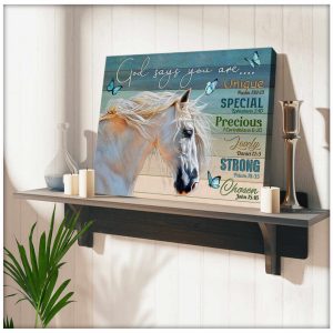 Top 10 Beautiful Horse Canvas God Says You Are Wall Art Decor 3