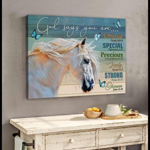 Top 10 Beautiful Horse Canvas God Says You Are Wall Art Decor