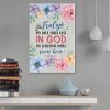 Truly My Soul Finds Rest In God Psalm 62:1 Canvas Wall Art