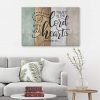 Trust In The Lord With All Your Heart Proverbs 3:5 Scripture Wall Art Canvas