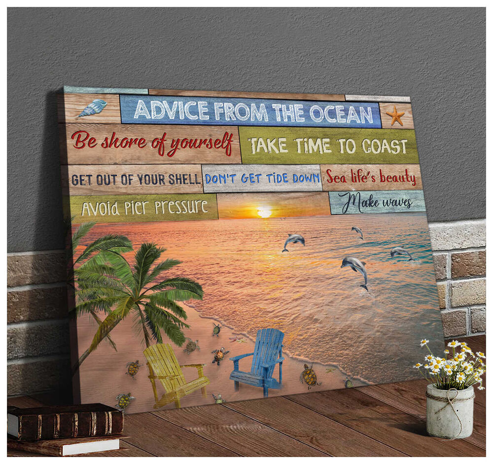 Turtles-Advice-From-The-Ocean-Canvas-Prints-Wall-Art-Decor-1 Turtles Advice From The Ocean Canvas Prints Wall Art Decor 1
