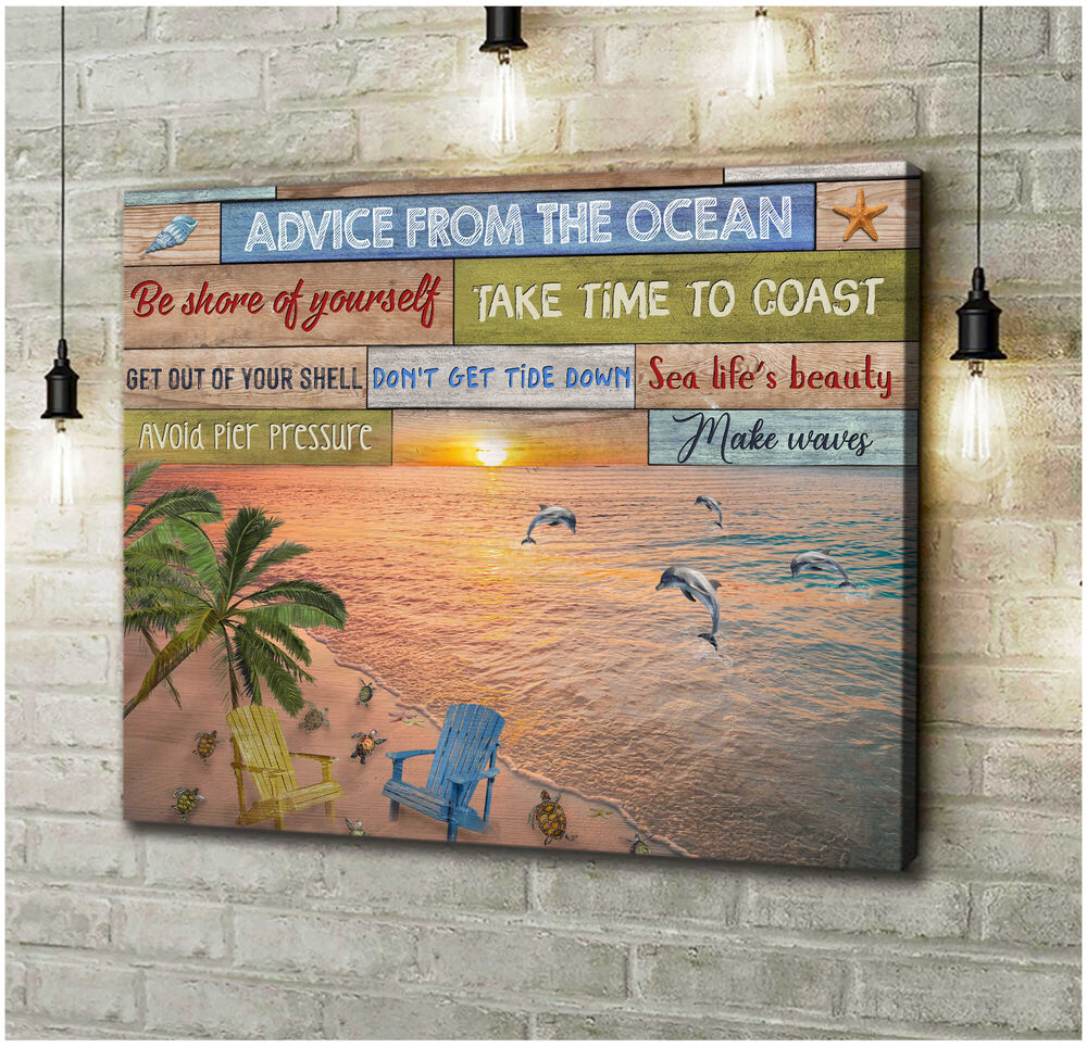 Turtles-Advice-From-The-Ocean-Canvas-Prints-Wall-Art-Decor-2 Turtles Advice From The Ocean Canvas Prints Wall Art Decor 2