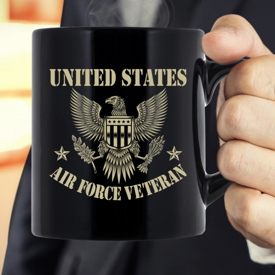US Air Force Veteran Vintage Mug