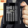 USA Flag Helicopter Mug Veterans Fathers Day Mug