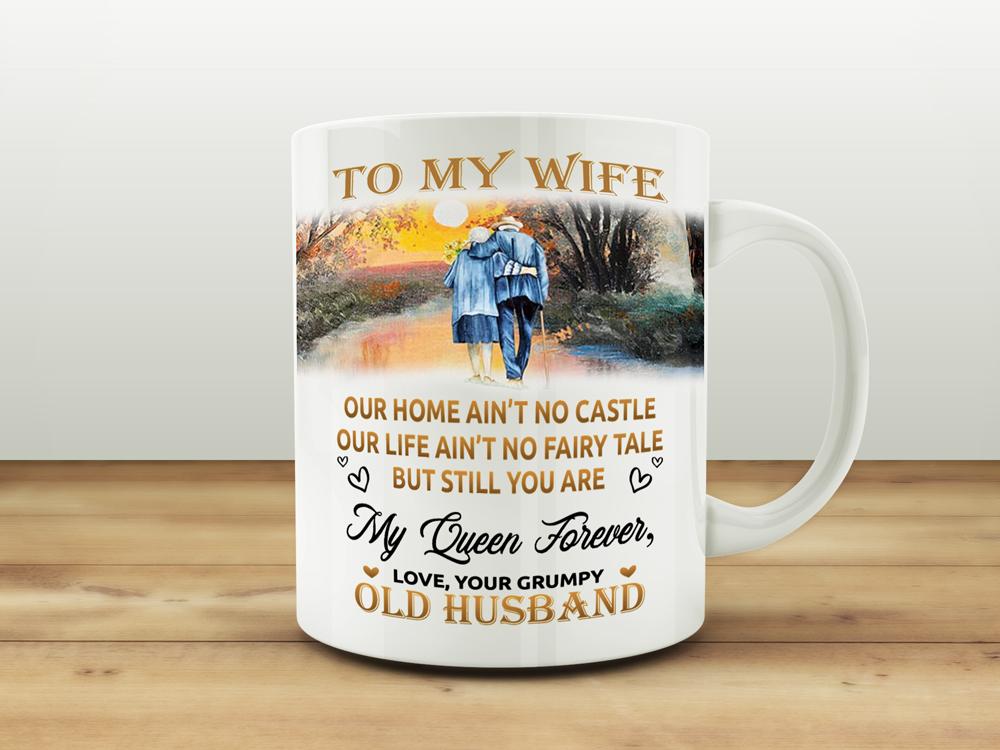 Valentines-Day-Gift-Gift-For-Wife-To-My-Wife-My-Queen-Forever-Mug Valentine's Day Gift