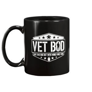 Vet Bod Like A Dad Bod But With More Knee Pain Mug 2