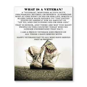 Veteran Canvas Happy Veterans Day To All Who Have Served Past And Present Canvas Prints Wall Art Decor