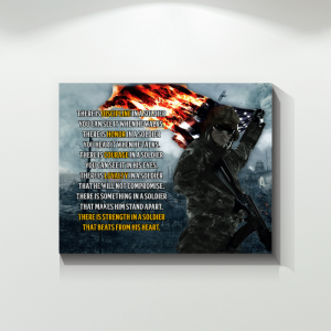 Veteran Canvas Wall Art There Is Discipline In A Soldier You Can See It When He Walks Canvas Prints Wall Art Decor 1