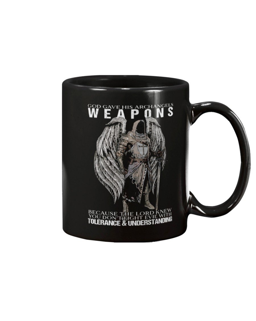 Veteran-Mug-Gift-For-Dad-God-Gave-His-Archangels-Weapons-Mug-1 Gift For Dad