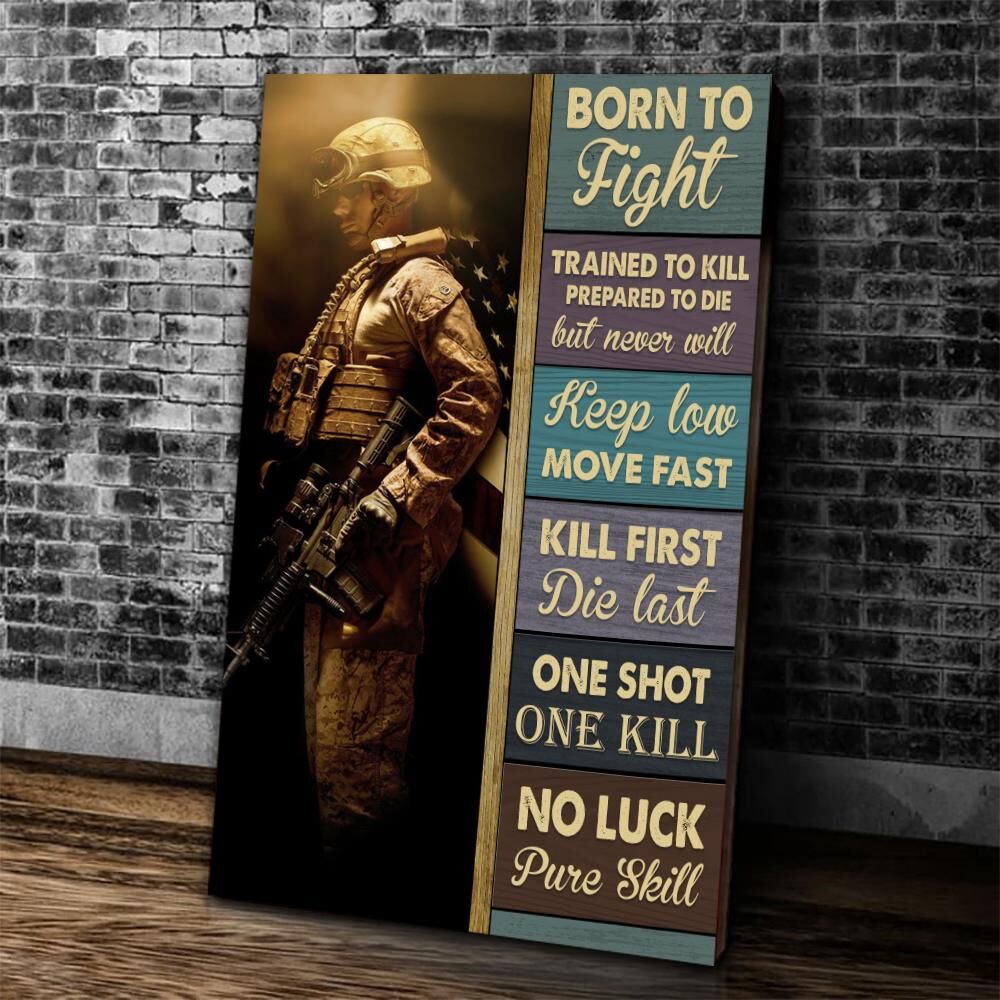 Veteran Solider Canvas