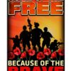 Veterans Canvas Home Of The Free Because Of The Brave Canvas Prints Wall Art Decor