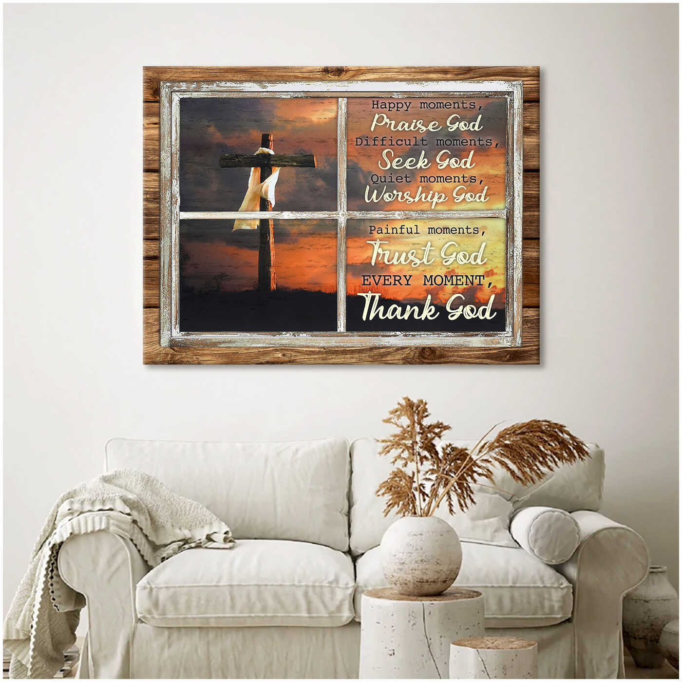 Vintage-Wood-Window-Cross-Happy-Moments-Praise-God-Farm-Farmer-Farmhouse-Canvas-Prints-Wall-Art-Decor-2 Vintage Wood Window Cross Happy Moments Praise God Farm Farmer Farmhouse Canvas Prints Wall Art Decor 2