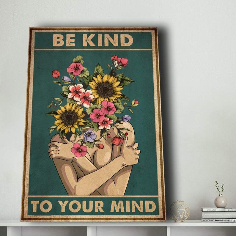 Be Kind To Your Mind Canvas