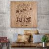 Wash Your Hands Say Your Prayers Canvas Wall Art