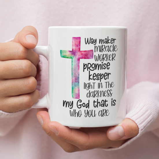 Way Maker Lyrics Coffee Mug