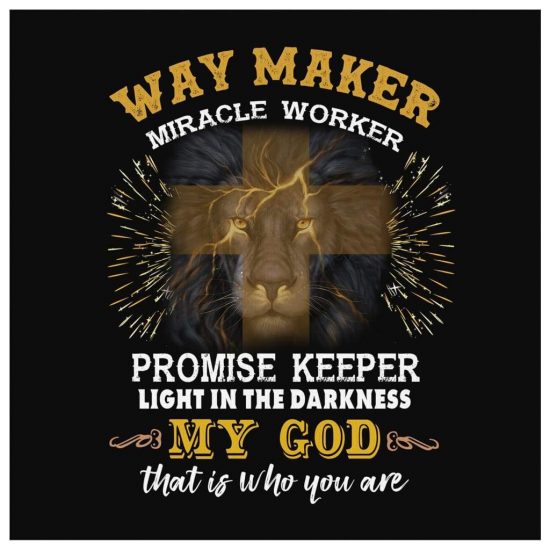 Way Maker Miracle Worker Christian Wall Art Canvas 2