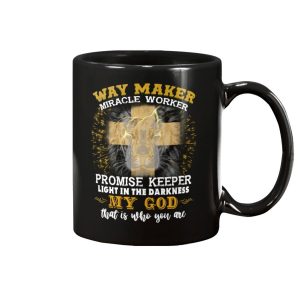 Way Maker Miracle Worker Promise Keeper Light In The Darkness My God Mug 2