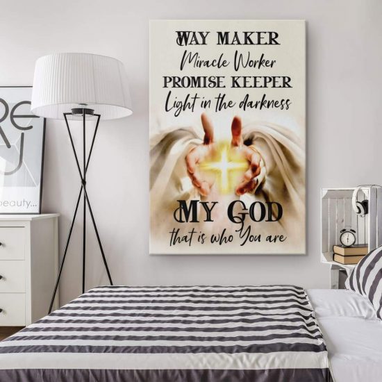 Way Maker Wall Art Canvas Christian Wall Art 1