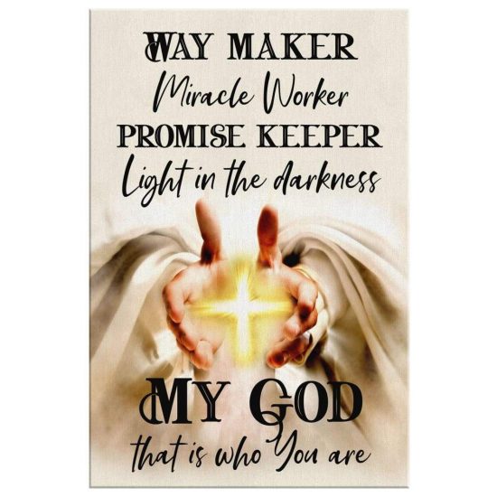 Way Maker Wall Art Canvas Christian Wall Art 2