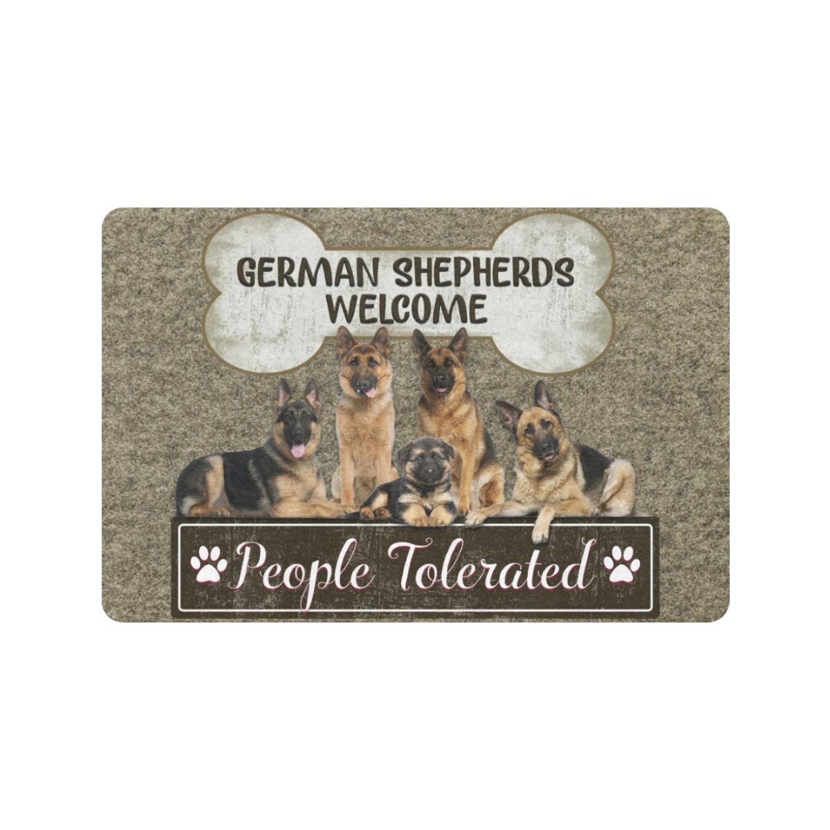 Welcome-People-Tolerated-German-Shepherd-Dogs-Lover-Doormat-Welcome-Mat-1 Welcome People Tolerated German Shepherd Dogs Lover Doormat Welcome Mat 1
